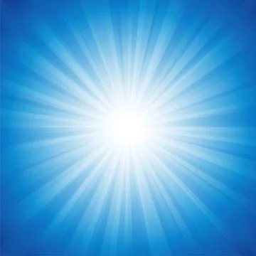 Blue Radiance Background Stock Illustration