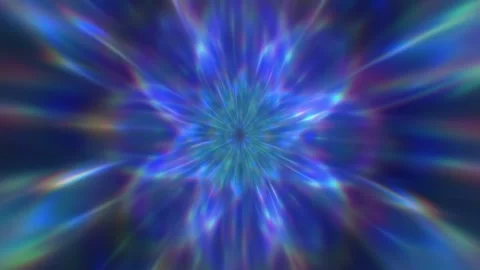 Blue Radiant Starburst Abstract Background Seamless Loop 動画素材 343116792