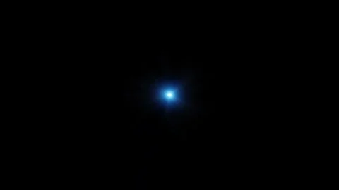 Blue Radio Wave Light Rays central radial light 5 second animation in and out Stock Footage 288835763