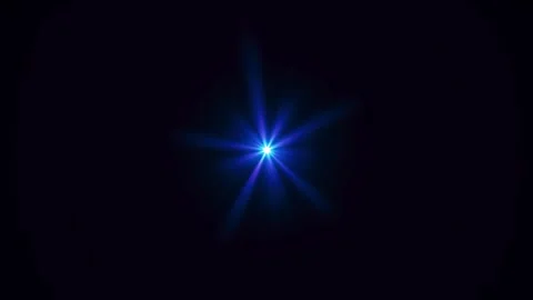 Blue Radio Wave Light Rays central radial light 5 second animation in and out Stock Footage 288836072