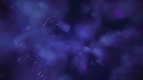 Blue Rain Drops Stock Footage 2536968