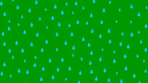 Blue rain green Stock Footage 252370230