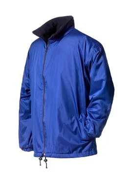 Blue Rain Jacket Stock Photos