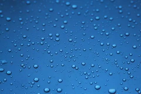 Blue rain Foto stock