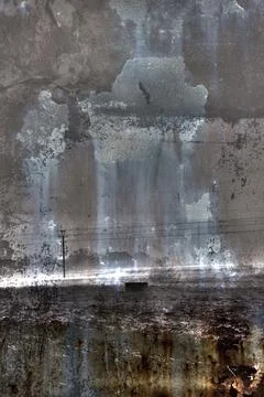 Blue rain Stock Photos