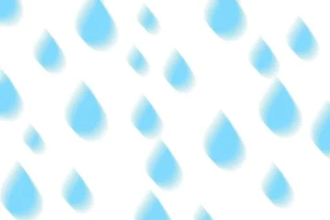 Blue Raindrop Pattern Minimalist Design Stock Illustration