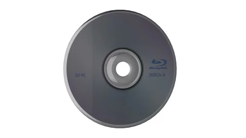 Blue ray rotating loop Stock Footage 89663226