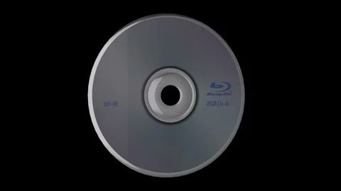 Blue ray rotating loop Stock-Footage 89663457