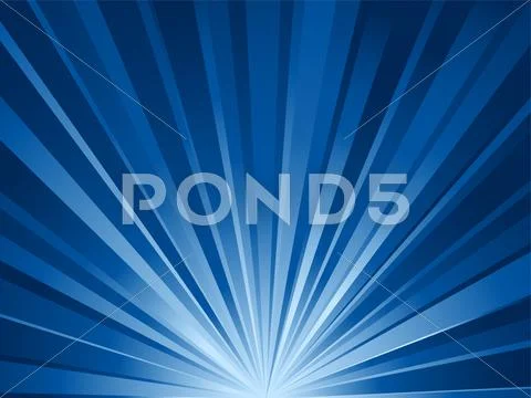 Blue rays background Stock Illustration