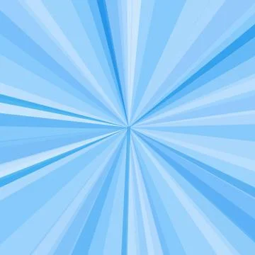 Blue rays background. Vector illustration for your bright beams design Stock Illustration