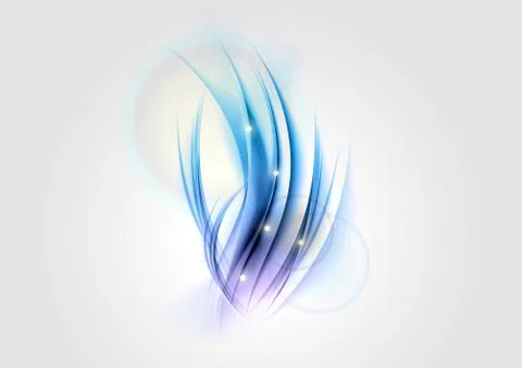 Blue rays Stock Illustration