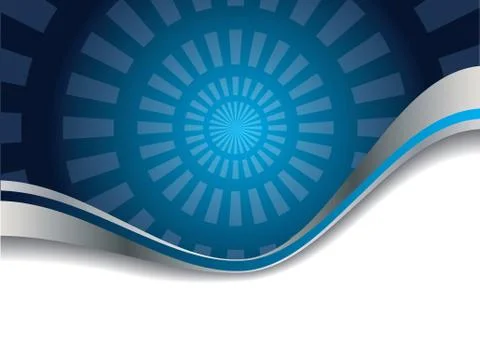 Blue rays Stock Illustration