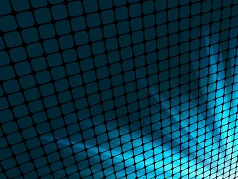 Blue rays light 3D mosaic. EPS 8 库存插图