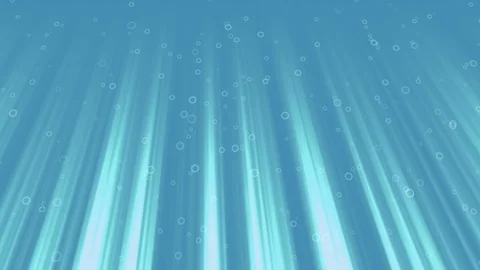 Blue Rays of Light and  Bubbles  loop Video stock 90924772