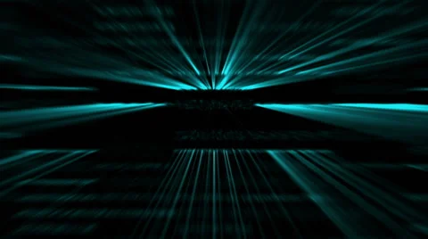 Blue rays of light Stockbeeldmateriaal 53833037