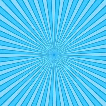 Blue rays pop art background. retro comic style vector illustration Stock Illustration