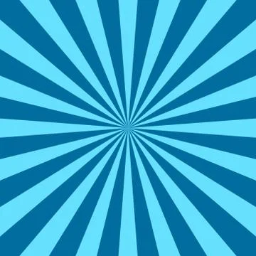 Blue rays poster star shine retro Stock Illustration