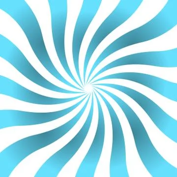 Blue rays poster star shine wavy Stock Illustration