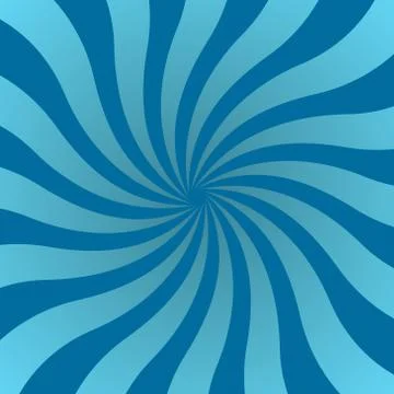 Blue rays poster star shine retro wavy Stock Illustration