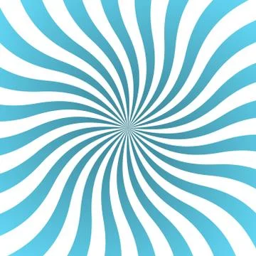 Blue rays poster star shine wavy Stock Illustration