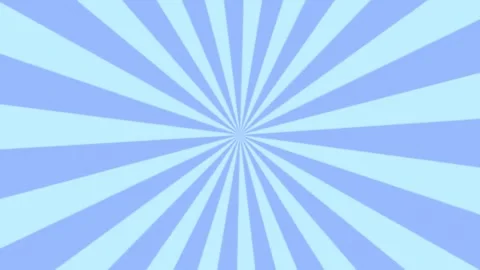 Blue Rays Rotating Animation Radial Background Stock Footage 303449860