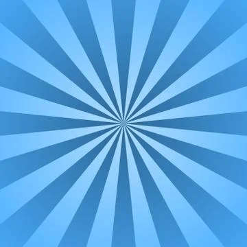 Blue rays star Stock Illustration