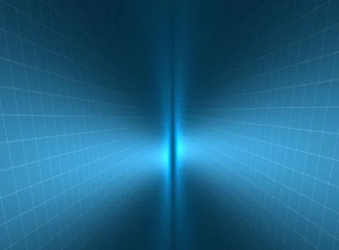 Blue receding Stock Illustration