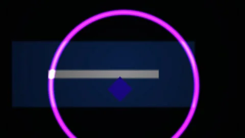 Blue rectangle with gray bar. Video stock 335104819