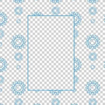 Blue rectangle shape and designs Stock Illustration