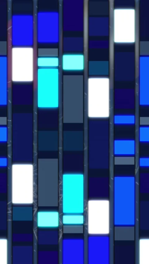 A blue rectangle is shown on a black background Stock Footage 344706181