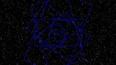 Blue Rectangles Over Dark Speckled Background abstract Video stock 317546103