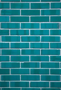 Blue rectangular ceramic tiles 库存照片