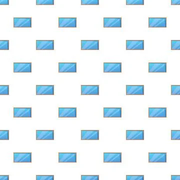 Blue rectangular glass screens seamless pattern background 스톡 일러스트