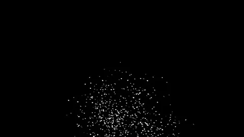 Blue, red and white confetti explosion on black, green screen with Matte Channel Stock Footage 278834939