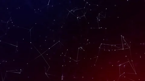 Blue red background and digital lines slow motion Stock-Footage 324207719