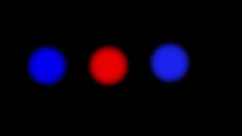 Blue Red Blue Digital Dots Network Technology Icon Stock Footage 345100309
