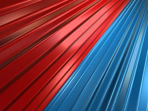 Blue red gears Stock Illustration