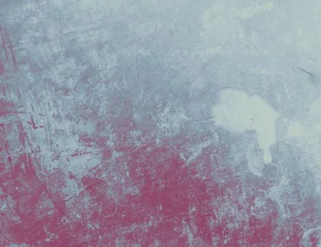 Blue red grunge texture. Aged grainy material. Weathered chalk effect. Rough Stock Illustration