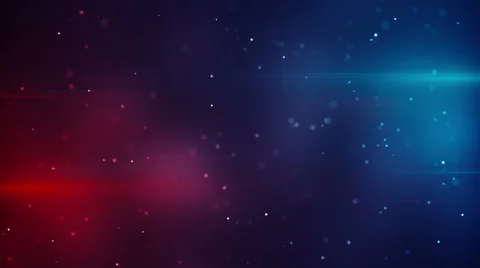 Blue red lights and particles modern loopable background Stock Footage 42379206
