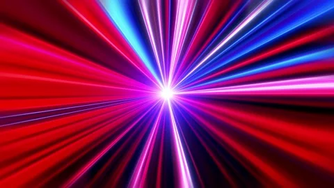 Blue &amp; Red Neon Strobe Lights Stock Footage 273328748