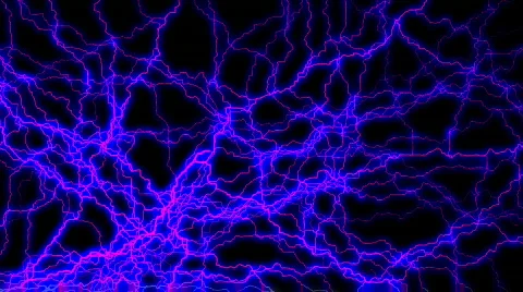Blue Red Neural Activity Vídeos de archivo 64369