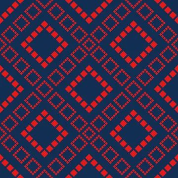 Blue red square geometric        Stock Illustration