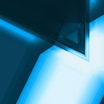 Blue reflecting metallic surface. Technological texture and background. Ind.. Stock Illustration