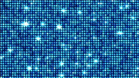 Blue reflections and LED star flashes illustration Stock Illustration