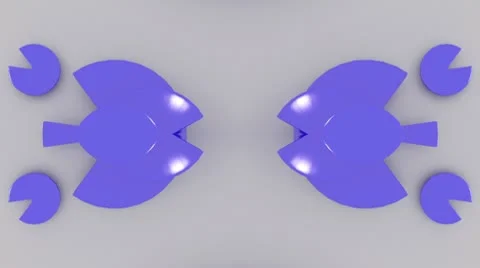 Blue reflecTurns 動画素材 10685387