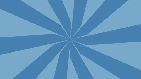 Blue Retro Comic Sunburst Motion Background - HD Video Stock Footage 340481342