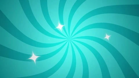Blue Retro Rotating Background Loop With Stars Stock Footage 245695116