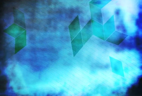 Blue Rhombus 1080  background Stock Footage 50782925