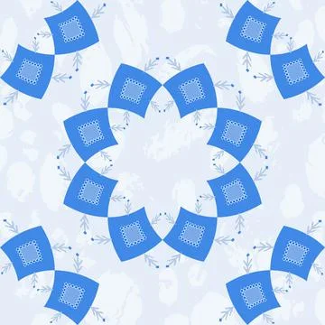 Blue rhombus. Stock Illustration