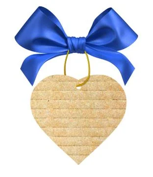 Blue ribbon bow イラスト素材